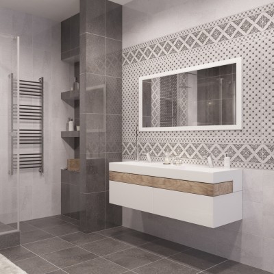 Плитка Elegance Grey decor 01 30x50