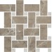 Мозаика T038/SG6541 Серенада мозаичный бежевый тёмный лаппатированный 32x32
