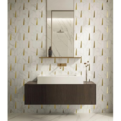 Керамогранит 610130005273 Metropolis Desert Beige Battiscopa Nat Rett 7,2x80