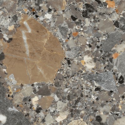 Керамогранит CR6060G0451R Grappolo Multi серый матовый 59,5х59,5