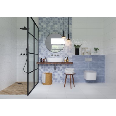 Плитка Folk blue голубой 02 25х60