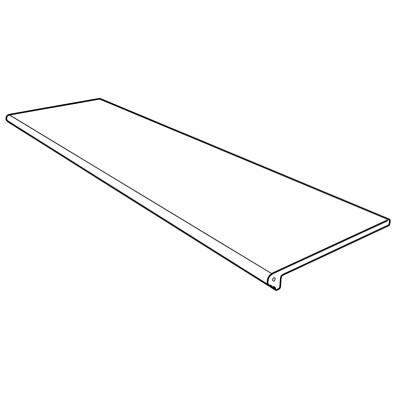 Клинкерная плитка 970654 Ступень фронтальная Marble Smooth Round. Pulpis 33x120