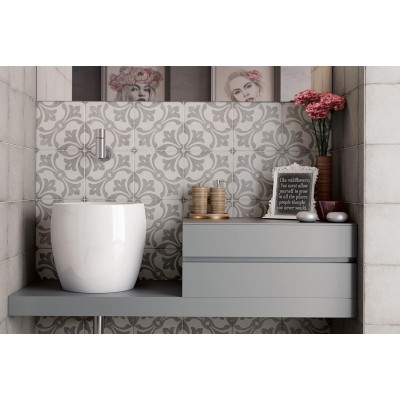 Керамогранит 24395 Art Nouveau Grey 20x20