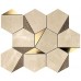 Плитка 9EHS Marvel Gold Hex Sable-Brown 25.1x29