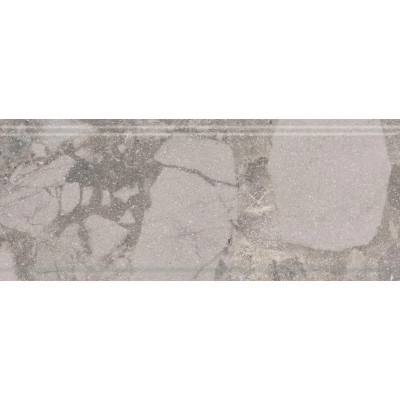 Плитка KMB2BDA002BR Бордюр Рабат Стоун серый матовый обрезной 30x12x1,3