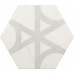 Керамогранит 23103 Carrara Hexagon Flow 17,5х20