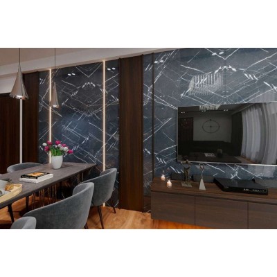 Керамогранит AB 1070G Black Marquina gloss 1200x600