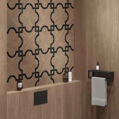 Мозаика T042/SG5264 Монтиони мозаичный бежевый темный 34x35,5