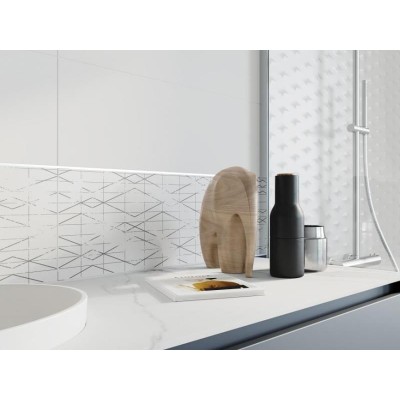 Плитка A-TY1U051\N	Trendy белый 10х25