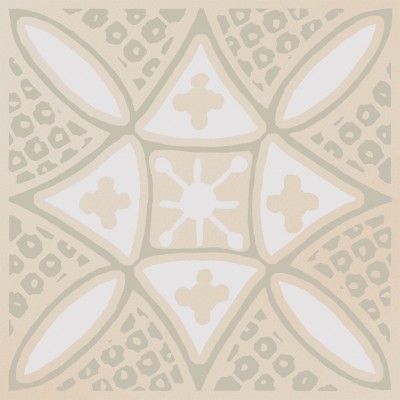 Плитка KMD3STA017GN Декор Бахия 2 бежевый светлый глянцевый 9,8x9,8x0,7