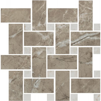 Мозаика T038/SG6541 Серенада мозаичный бежевый тёмный лаппатированный 32x32