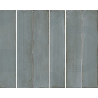 Плитка KMP3STA002RN6X Панно Мажорель голубой глянцевый (из 6 частей 6х28,5) 36x28,5x1