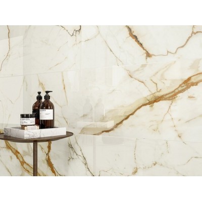 Керамогранит A7H4 Marvel Statuario Supremo Silk 2PZ 75x150