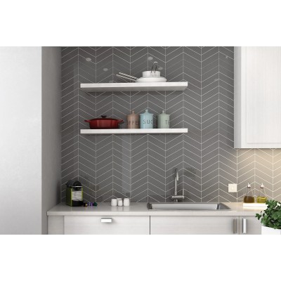 Плитка 23361 White Right Matt 5,2x18,6