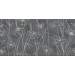 Керамогранит 17648 Floresta цветы серый ректификат 60x120