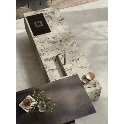 Керамогранит AJKW Nero Marquina Lappato 160x320