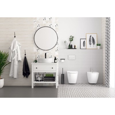 Плитка 1041-8148 Деллария серый 20x40