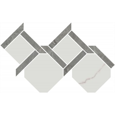 Керамогранит ID167 Декор Риальто 3 наборный лаппатированный 48x29,5x0,9