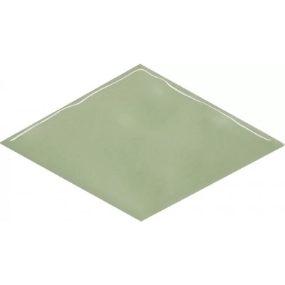 Плитка KMD2SRB008BN Декор Риад зелёный светлый глянцевый 13,5x7,8x0,9