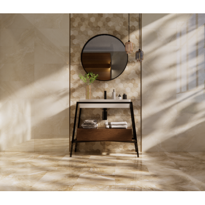 Плитка 0154 Istambul Beige Decor Mat 25x50