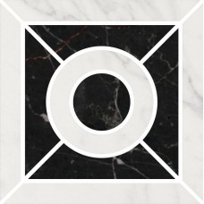 Керамогранит ID93 Фрагонар декор наборный белый 9.9*9.9