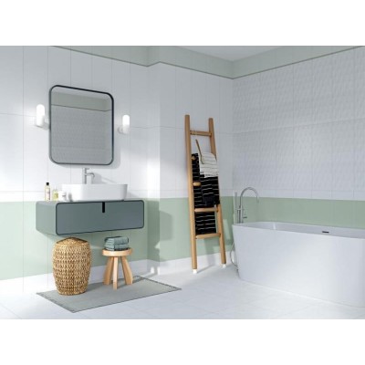 Плитка A-TY1U051\N	Trendy белый 10х25