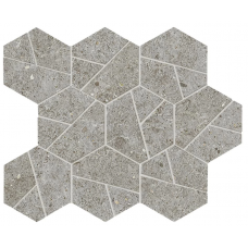 Мозаика A7CZ Boost Stone Grey Mosaico Hex 25x28,5