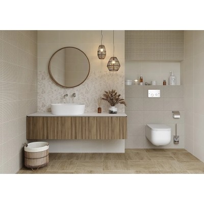 Плитка 010100001190 Аура светлый верх 01 25х40