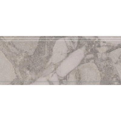 Плитка KMB2BDA002BR Бордюр Рабат Стоун серый матовый обрезной 30x12x1,3