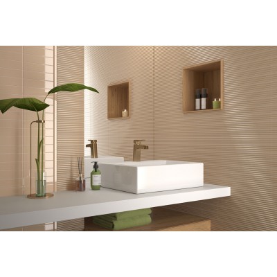 Плитка 28452 Costa Nova Beige Pale Glossy 5x20