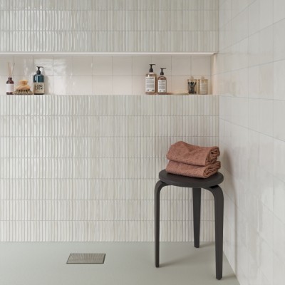 Плитка 133469 Flash Bars White 12,5x25