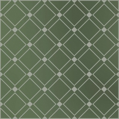 Плитка KMD3STA015GN Декор Бахия 1 зелёный глянцевый 9,8x9,8x0,7