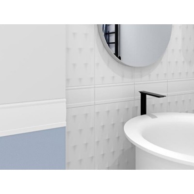 Плитка A-TY1U051\N	Trendy белый 10х25