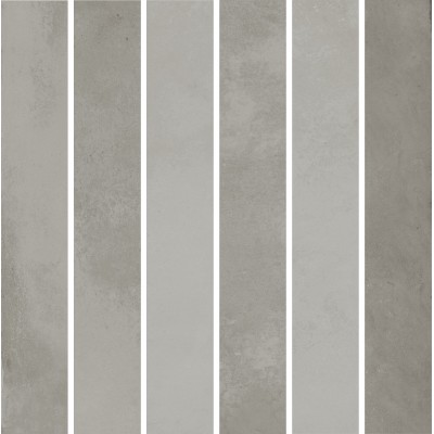 Плитка KMD2MSM002BN Декор Фес мозаичный серый глянцевый 15x15x0,77