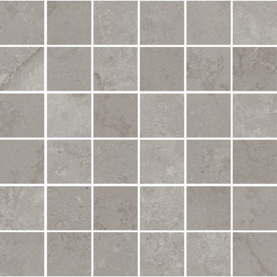 Мозаика DD205220/MM Декор Про Лаймстоун серый матовый мозаичный 30х30