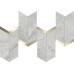 Мозаика AF8Z Marvel Grey CloudMosaico Chevron Lappato 19,2x46,3