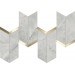 Мозаика AF8Z Marvel Grey CloudMosaico Chevron Lappato 19,2x46,3