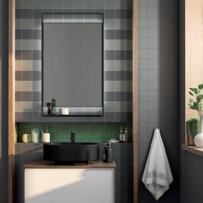 Керамогранит 1330 Агуста серый натуральный (30x40 из 12 частей) R10 9,8х9,8