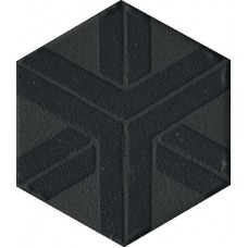 Керамогранит OS/B241/63001 Декор Агуста черный 6х5,2