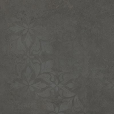 Керамогранит KM4040G0091N Хадду серый тёмный матовый декорированный 40,2x40,2x0,8