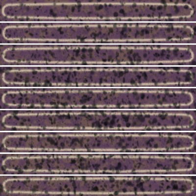 Плитка KMD2SOB005BN Декор чипсет Далия фиолетовый глянцевый 20x20x0,95