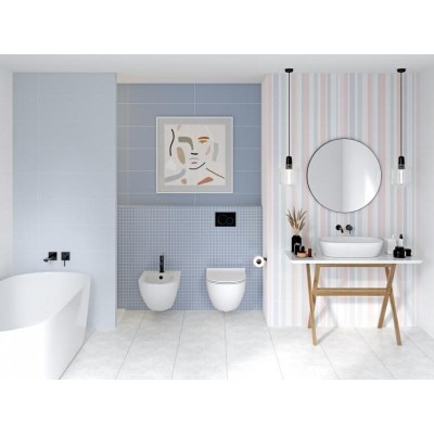 Плитка A-TY1U051\N	Trendy белый 10х25