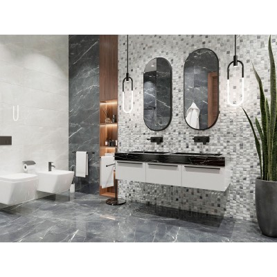 Плитка TP3611A Аталия серый глянец 30x60