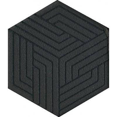 Керамогранит OS/B241/63001 Декор Агуста черный 6х5,2