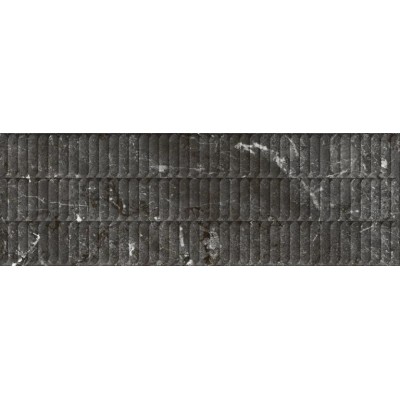 Плитка KM3090B0170R Тубкаль чёрный глянцевый структура обрезной 30x89,5x1,05