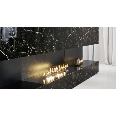 Керамогранит O-RBL-GGM234 Royal Black полированный черный 79.8x79.8