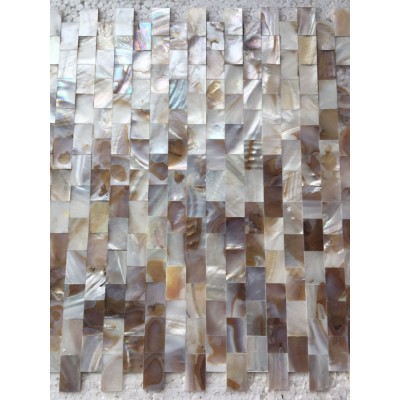 Мозаика PIX700-2 Мозаика из натурального перламутра 25x15 мм 300х300х2