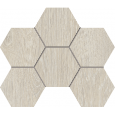 Мозаика Мозаика KW00 Kraft Wood Nordic Hexagon структурированный 25x28,5