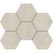 Мозаика Мозаика KW00 Kraft Wood Nordic Hexagon структурированный 25x28,5