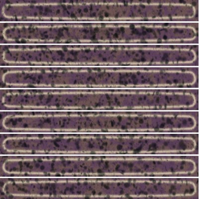 Плитка KMD2SOB005BN Декор чипсет Далия фиолетовый глянцевый 20x20x0,95